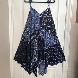 Fashion Fuse Boho Patchwork Print Dress Size S